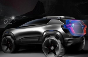 大众全新电动SUV假想图曝光 定位为紧凑级SUV
